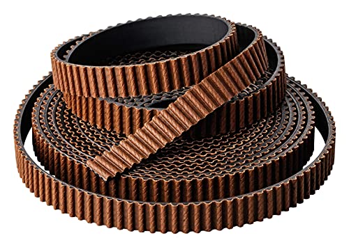 Turmberg3D – GT2 Zahnriemen 5m x 6mm – offener Riemen mit Glasfaser-Zugsträngen & verschleißfester Nylon-Zahnoberfläche – für zB 3D-Drucker, CNC und Robotik von Turmberg3D