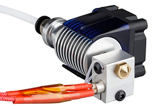 Turmberg3D - V6 Hotend 24V Set mit Titan Heatbreak, 0.4mm Düse, Teflon Schlauch und Lüfter für 1.75mm Filament (High Temp, 24V) von Turmberg3D