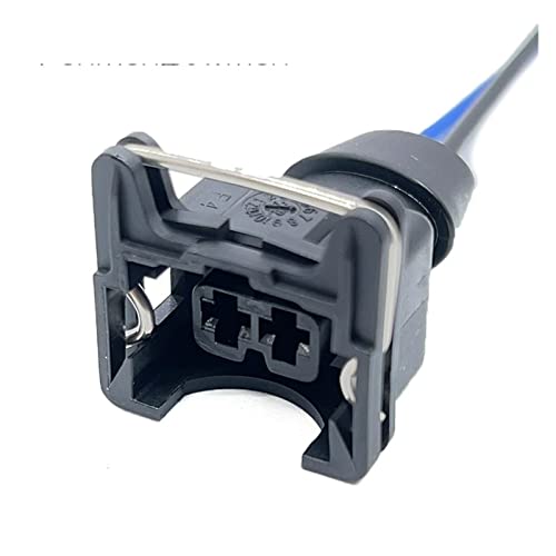 Hengliang Store 2-poliger AMP Tyco EFI Stecker Junior Power (Mini Timer) Auto Wasserdichter Stecker Kabelbaum (Farbe: 2P Buchse, Größe: 1 Stück mit 15 cm 18AWG) von Turmeric