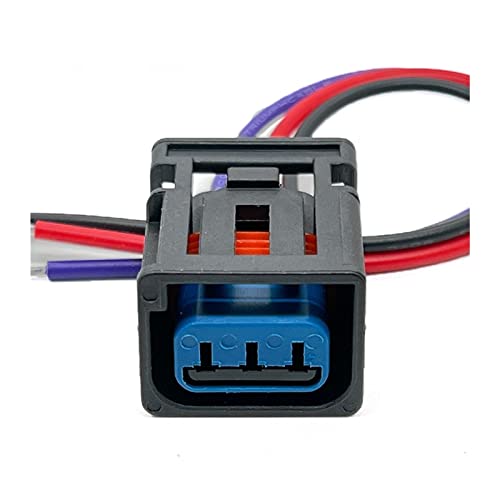 Hengliang Store 3-poliger Spulen-Hochspannungspaket-Kabelbaum, automatischer elektronischer Stecker mit Kabel, passend for Ford 1W7T-14A464-LA ( Color : 3P Female , Package : 1 Pc with 15cm 18AWG ) von Turmeric