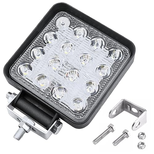 Led arbeitsscheinwerfer 12V aluminium abs 48W 16 led 6500K 10.5 cms 4.21" led scheinwerfer 12v arbeitsscheinwerfer led 12v led arbeitsscheinwerfer 12 volt von Turnaroundtech