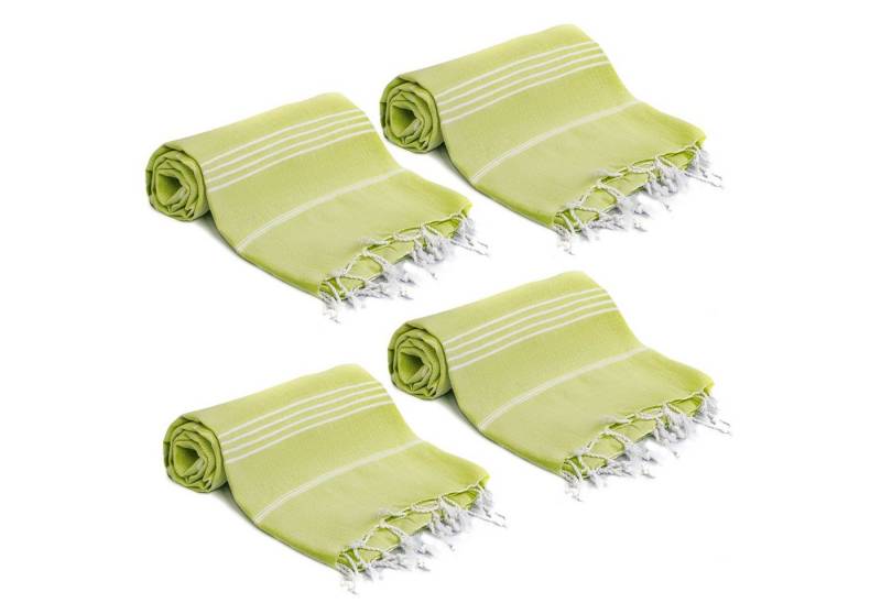 Turquoise Home Hamamtuch Signature Hamamtücher 4'er Strandtuch, 100% Baumwolle Turquoise Home Hamamtuch Signature Hamamtücher 4'er Strandtuch, 100% Baumwolle von Turquoise Home