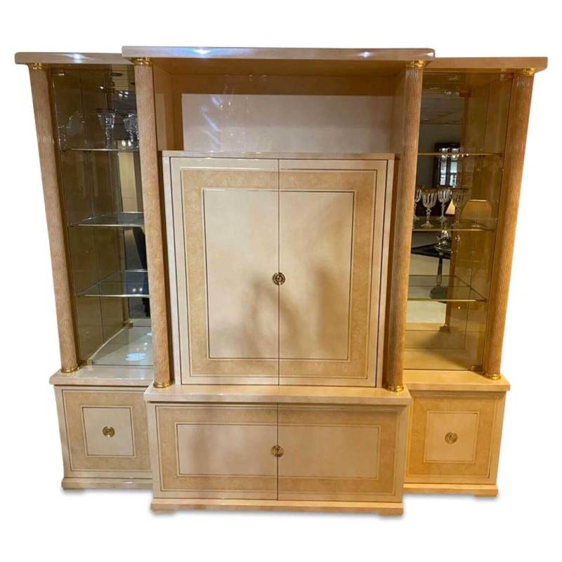 Vitrinenschrank TN04 Lachsfarben Marmoriert von Turri