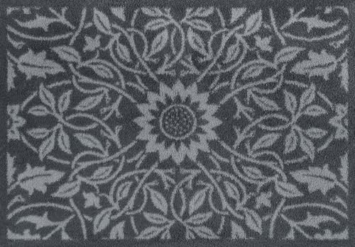 Turtle Mat Design St James Ceiling Grey 60x85cm, innen und außen, waschbar von Turtle Mat