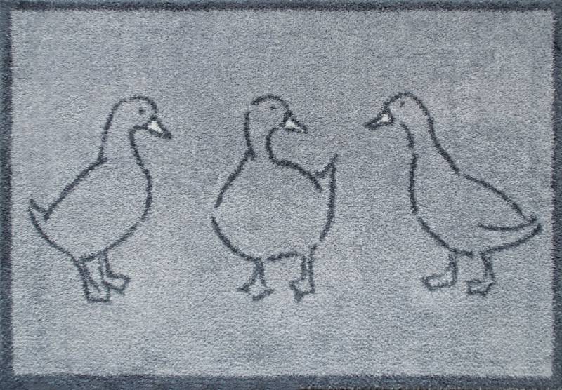 Turtle Mat Fußmatte Ducks, rechteckig, Höhe: 9 mm von Turtle Mat