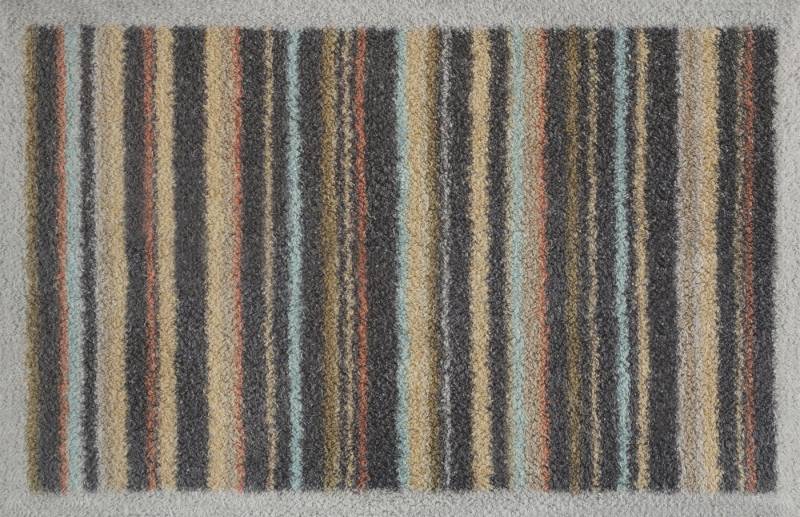 Turtle Mat Fußmatte Hawthorn Stripe, rechteckig, Höhe: 9 mm von Turtle Mat