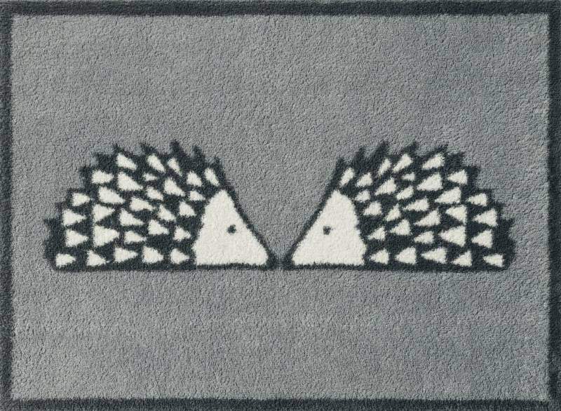 Turtle Mat Fußmatte Kissing Spike Slate, rechteckig, Höhe: 9 mm von Turtle Mat