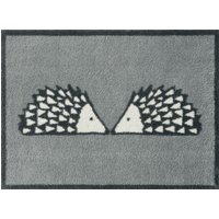Turtle Mat Fußmatte "Kissing Spike Slate", rechteckig, 9 mm Höhe von Turtle Mat