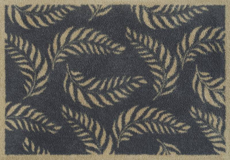 Turtle Mat Fußmatte Leaf Scroll, rechteckig, Höhe: 9 mm von Turtle Mat