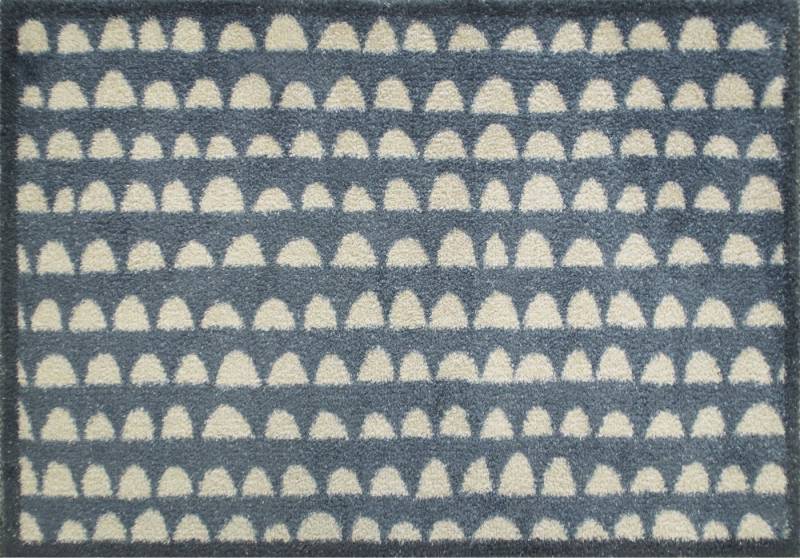 Turtle Mat Fußmatte Priya Navy, rechteckig, Höhe: 9 mm von Turtle Mat