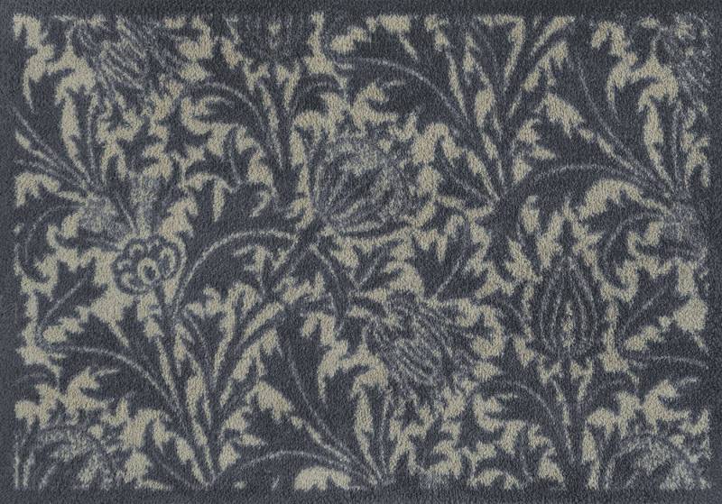 Turtle Mat Fußmatte Thistle Blue & Gold, rechteckig, Höhe: 9 mm von Turtle Mat