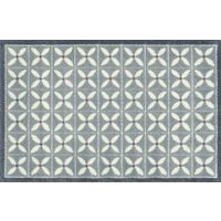 Turtle Mat Teppich "Flower Fields Grey", rechteckig, 9 mm Höhe von Turtle Mat
