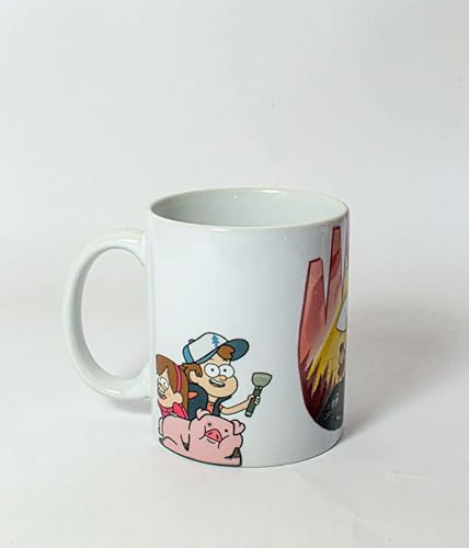 TusPersonalizables.Com - Tasse - Gravity Falls - Illuminati - Hand - Keramik - Trinkbecher - Rund - 11 ounces von TusPersonalizables.com