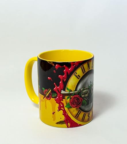 TusPersonalizables.com Tasse Guns n Roses Gelb Musikgruppe von TusPersonalizables.com