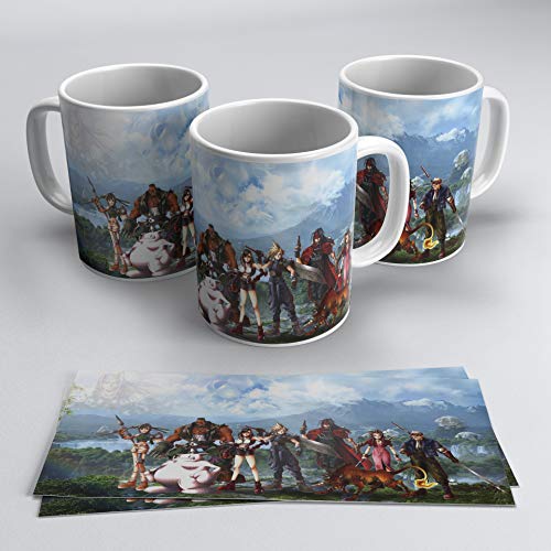 TusPersonalizables.com Tasse Final Fantasy (VII) - Edelstahl - Tasse - Trinkbecher - 8 ounces von TusPersonalizables.com