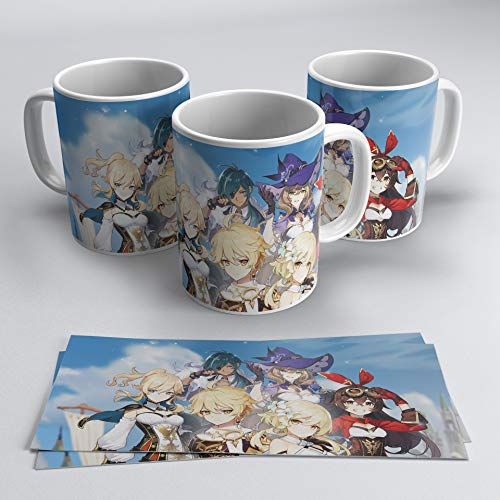TusPersonalizables.com Tasse Genshin Impact (Heroinas) von TusPersonalizables.com