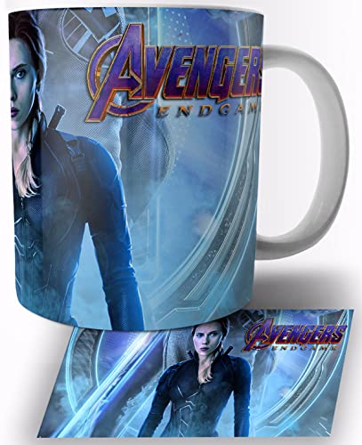 Avengers Endgame Black Widow Scarlett Johansson Keramik Becher 325ml Tasse Mug von TusRelojes