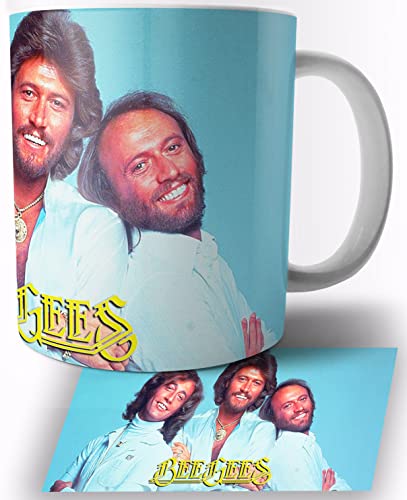 Bee Gees Keramik Becher 325ml Tasse Mug von TusRelojes