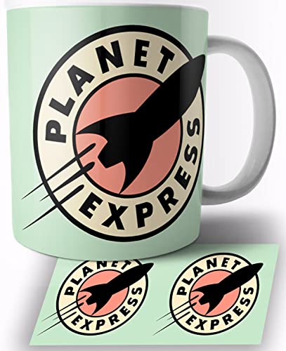 Futurama Planet Express Keramik Becher 325ml Tasse Mug von TusRelojes