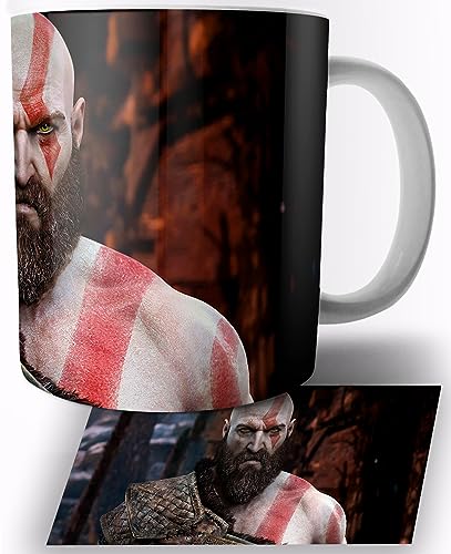 God of War Kratos Keramik Becher 325ml Tasse Mug von TusRelojes