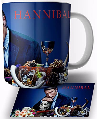 Hannibal Mads Mikkelsen Keramik Becher 325ml Tasse Mug von TusRelojes