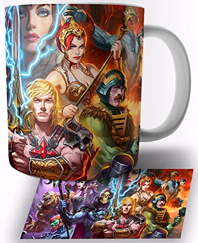 He Man Skeletor Master Of The Universe Keramik Becher 325ml Tasse Mug von TusRelojes