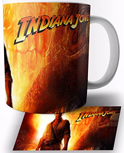 Indiana Jones And The Kingdom Of The Crystal Skull Keramik Becher 325ml Tasse Mug von TusRelojes