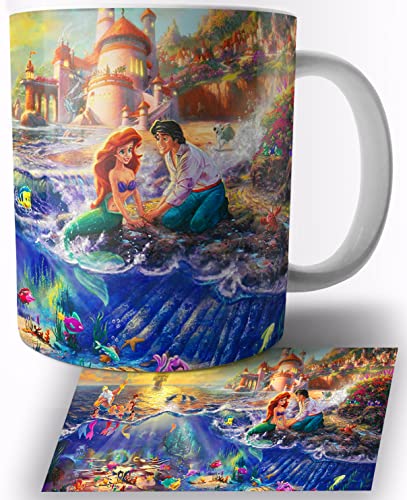 Little Mermaid Ariel B Keramik Becher 325ml Tasse Mug von TusRelojes