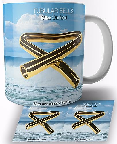 Mike Oldfield Tubular Bells Keramik Becher 325ml Tasse Mug von TusRelojes