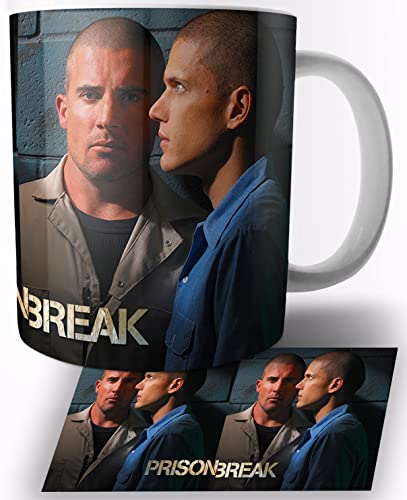 Prison Break Wentworth Miller Dominic Purcell Keramik Becher 325ml Tasse Mug von TusRelojes