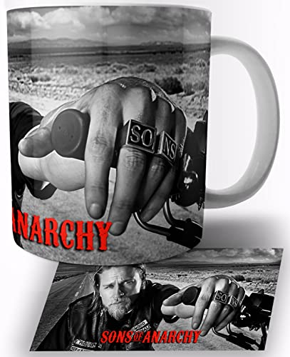 Sons of Anarchy Jax Teller Charlie Hunnam B Keramik Becher 325ml Tasse Mug von TusRelojes