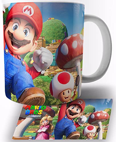 Super Mario Bros C Keramik Becher 325ml Tasse Mug von TusRelojes