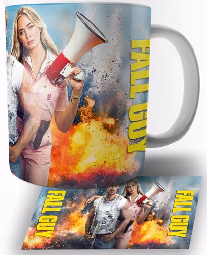 The Fall Guy Ryan Gosling Emily Blunt Keramik Becher 325ml Tasse Mug von TusRelojes