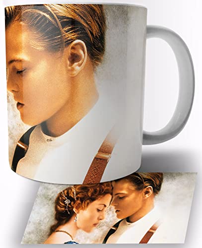 Titanic Leonardo DiCaprio Kate Winslet Keramik Becher 325ml Tasse Mug von TusRelojes