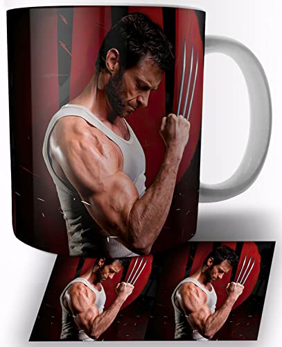 X Men Lobezno Wolverine Hugh Jackman Keramik Becher 325ml Tasse Mug X Men Lobezno Wolverine Hugh Jackman Keramik Becher 325ml Tasse Mug von TusRelojes