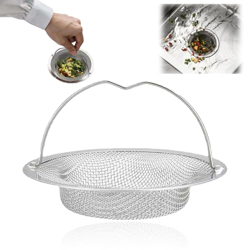 TuseRxln Abflusssieb Dusche Abflusssieb Küchenspüle, 3 Stück Abflusssieb Küchenspüle, Spüle Zubehör, Anti-Verstopfung, Spülbeckensieb, Spülbecken mit Griff Ablassen für Dusche,Badewanne, Küche. von TuseRxln
