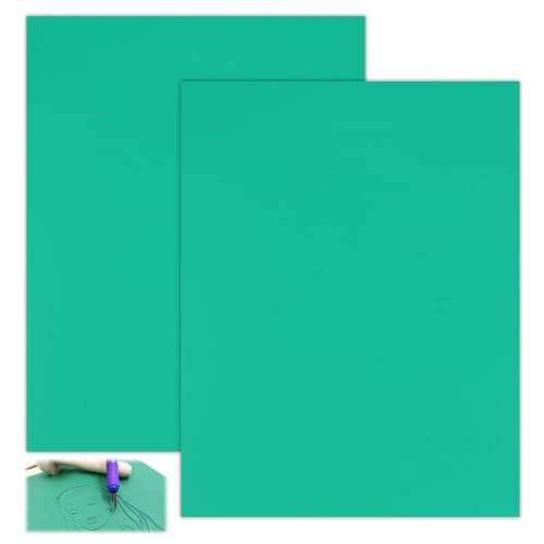 Tutamaz Weichgummi Linoldruck Platte, A4 Stempel Schnitzblöcke Linolschnitt Platten für Gravieren Kreative Projekte für Stempel Selber Machen Bastel- & Druckprojekte DIY Stempel, 2 Pcs Tutamaz Weichgummi Linoldruck Platte, A4 Stempel Schnitzblöcke Linolschnitt Platten für Gravieren Kreative Projekte für Stempel Selber Machen Bastel- & Druckprojekte DIY Stempel, 2 Pcs von Tutamaz