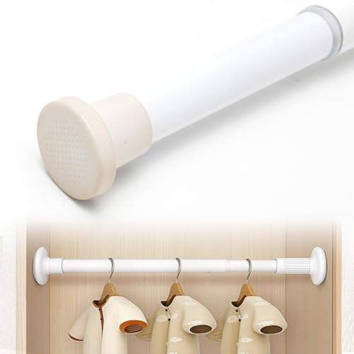 Tutamaz Gardinenstange ohne Bohren 55 bis 95 cm, Spannstange Teleskopstange Vorhang l-form für Türrahmen Teleskopstange für Gardinen Raumteiler Badezimmer Küche Fenster Kleiderschrank, Weiß Tutamaz Gardinenstange ohne Bohren 55 bis 95 cm, Spannstange Teleskopstange Vorhang l-form für Türrahmen Teleskopstange für Gardinen Raumteiler Badezimmer Küche Fenster Kleiderschrank, Weiß von Tutamaz