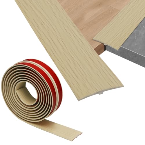 Übergangsprofil, Tutamaz T Profil Übergangsleiste Selbstklebend 5×300cm, PVC Türschwellen Leiste Übergangsschiene Selbstklebender, Übergangsprofil für Verbindungsböden Parkettböden Laminate(Ahorn) Übergangsprofil, Tutamaz T Profil Übergangsleiste Selbstklebend 5×300cm, PVC Türschwellen Leiste Übergangsschiene Selbstklebender, Übergangsprofil für Verbindungsböden Parkettböden Laminate(Ahorn) von Tutamaz