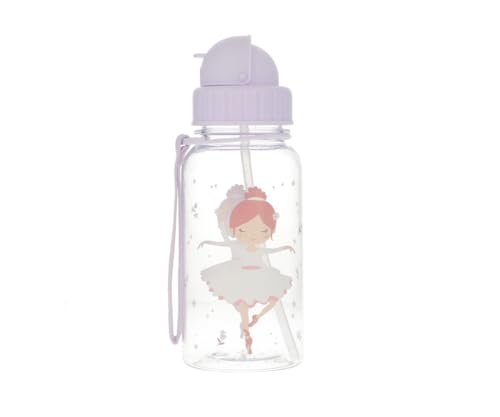 Tutete Trinkflasche für Kinder mit weichem Strohhalm | Tritan-Wasserflasche, 500 ml, BPA-frei, spülmaschinenfest, Tragegriff und auslaufsicherer Verschluss, leicht zu öffnen | Ballerinas Tutete Trinkflasche für Kinder mit weichem Strohhalm | Tritan-Wasserflasche, 500 ml, BPA-frei, spülmaschinenfest, Tragegriff und auslaufsicherer Verschluss, leicht zu öffnen | Ballerinas von Tutete