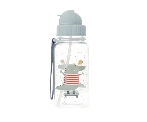 Tutete Trinkflasche für Kinder mit weichem Strohhalm | Tritan-Wasserflasche, 500 ml, BPA-frei, spülmaschinenfest, Tragegriff und auslaufsicherer Verschluss, leicht zu öffnen | Croc Tutete Trinkflasche für Kinder mit weichem Strohhalm | Tritan-Wasserflasche, 500 ml, BPA-frei, spülmaschinenfest, Tragegriff und auslaufsicherer Verschluss, leicht zu öffnen | Croc von Tutete