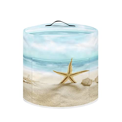 Tutolipy Beachside Starfish Air Fryer Cover Round Protective Cover with Pocket and Handle for Electric Pressure Cooker Rice Cooker,Home Decor Tutolipy Beachside Starfish Air Fryer Cover Round Protective Cover with Pocket and Handle for Electric Pressure Cooker Rice Cooker,Home Decor von Tutolipy