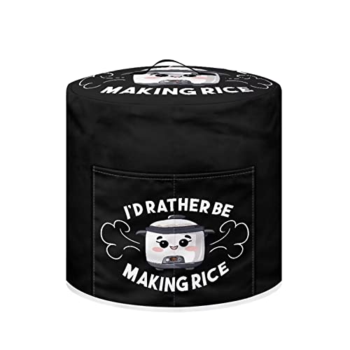 Tutolipy I'd Rather Be Making Rice Schnellkochtopf Abdeckung Runde Staubschutz Schwarz Lustige Designs Air Fryer Abdeckung Küchengerät Tutolipy I'd Rather Be Making Rice Schnellkochtopf Abdeckung Runde Staubschutz Schwarz Lustige Designs Air Fryer Abdeckung Küchengerät von Tutolipy