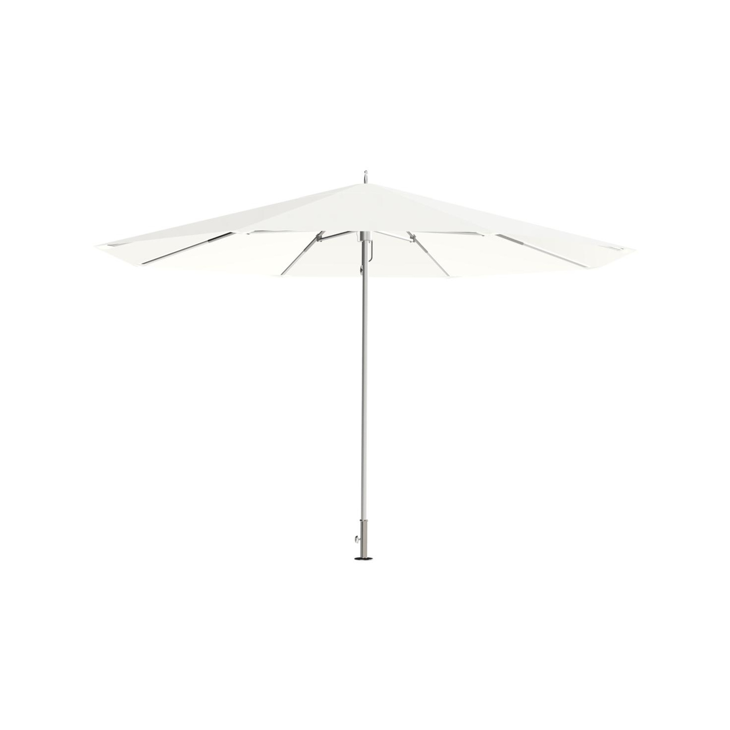 Tuuci - Ocean Master Classic Sonnenschirm achteckig - natur, aluminium/Stoff Sunbrella Marine 4604/H 274cm x Ø 275cm/mit Neigungssystem (TILT) von Tuuci