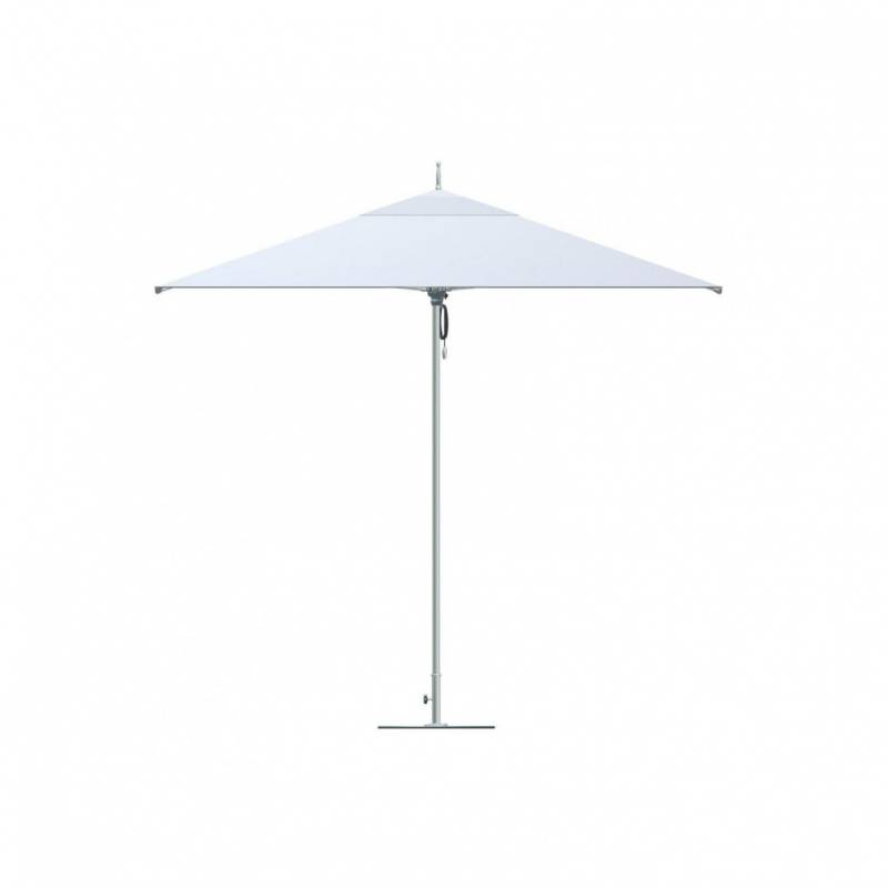 Tuuci - Ocean Master Classic Sonnenschirm quadratisch - natur, aluminium/Stoff Sunbrella Marine 4604/BxHxT 200x198x200cm/Auto-Loc-Lift Flaschenzugsyst von Tuuci