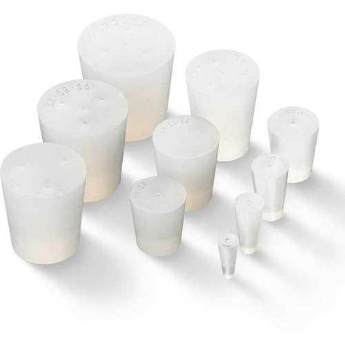 Tuuters 10x Silikonstopfen im Set, Konische Stopfen, Pfropf, Gummistopfen (30 x Ø32 x 26 mm) von Tuuters