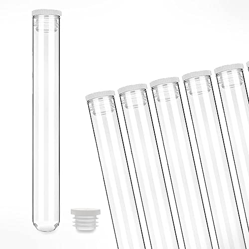 Tuuters 25x Reagenzglas aus Laborglas mit Verschluss Lamelle, für Lebensmittel Aromadicht (250 x Ø 30mm) von Tuuters.de