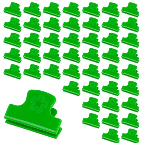 50 PCS Gewächshaus-Klemmen Netz Tunnel Hoop Clips,Grüne Gewächshaus-Clips 5mm, Gewächshaus Clips Für Folie, Netz, Plane, Gewächshausklammern Für Rohrrahmen, Schattierungsnetz,Reihenabdeckung, Garten von Tuwonwa
