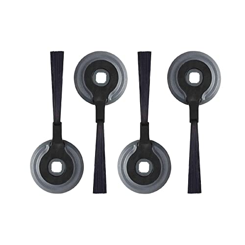 Tuxiaobu 4er-Pack Ersatzteile Seitenbürsten, für Shark ION Robot AV751 S87 R85 RV850 RV850WV R71 R72 R75 S86 R87 R76 RV871 RV761, Schwarz von Tuxiaobu