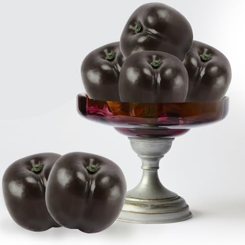 Tuxiaobu Künstliche Früchte Schwarz Pflaumen Deko Obst, Kunst Faux Früchte Zuhause Küche Dekor Tischdekoration, Künstliche Früchte Wie Echt, Obst Party Dekorationen, 6 Stück, Schwarz Tuxiaobu Künstliche Früchte Schwarz Pflaumen Deko Obst, Kunst Faux Früchte Zuhause Küche Dekor Tischdekoration, Künstliche Früchte Wie Echt, Obst Party Dekorationen, 6 Stück, Schwarz von Tuxiaobu